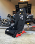 Оригинальное спортивное сиденье / ковш THRASH RACING (Black) 1