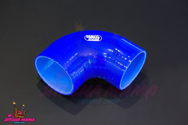 Патрубок силиконовый 70-76 mm. 90 градусов