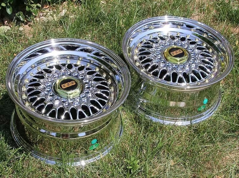 Комплект кованых разношироких дисков BBS RS R19 9.5J ET22 10.5J ET18 5x114.3 60.1 2