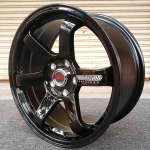 Комплект дисков Volk Racing TE37 R17 8j ET35 5x100 (черные)