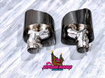 Насадки глушителя Akrapovic Audi под одинарную трубу (пара) 2