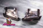Накладки carbon на глушитель Mercedes Akrapovic style 1