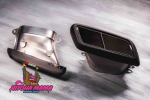 Накладки carbon на глушитель Mercedes Akrapovic style 2