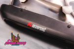 Накладки carbon на глушитель Mercedes Akrapovic style 3