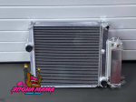 Радиатор алюминиевый BMW E36 c бачком (60mm. / MT) (TCL010B) 1