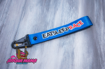 Брелок для ключей тканевый Eat Sleep Race с карабином