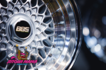 Комплект дисков BBS RS R15 9j ET9 4x100 / 114.3 (серебро) 2