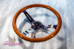 Руль оригинальный Lines Racing Exclusive из настоящего дерева (вынос)