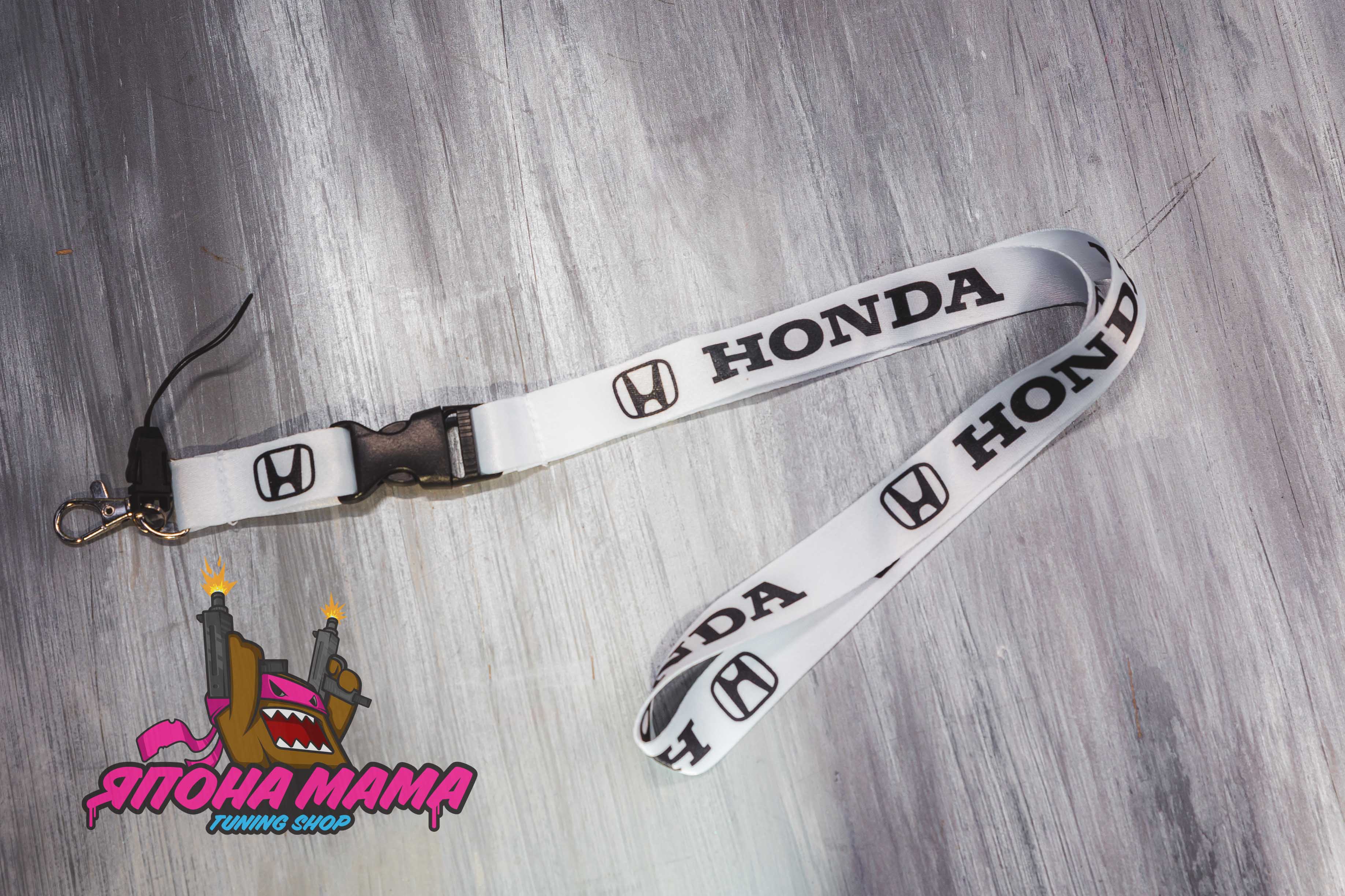 Лента HONDA для ключей (бэйджкипер) (Белый)