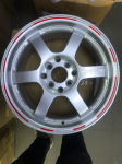 Комплект дисков Volk Racing TE37 R15 7j ET35 4x100 / 114.3 (серебро)