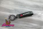Брелок кожаный для ключей Mitsubishi