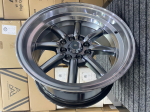 Комплект дисков Watanabe с полкой R15 8j ET0 4x100 / 114.3 (графит + хром)