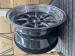 Комплект дисков Watanabe с полкой R15 8j ET0 4x100 / 114.3 (графит + хром) 2