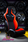 Спортивное сиденье полуковш GT-R Style кожа + алькантара + FRP 1