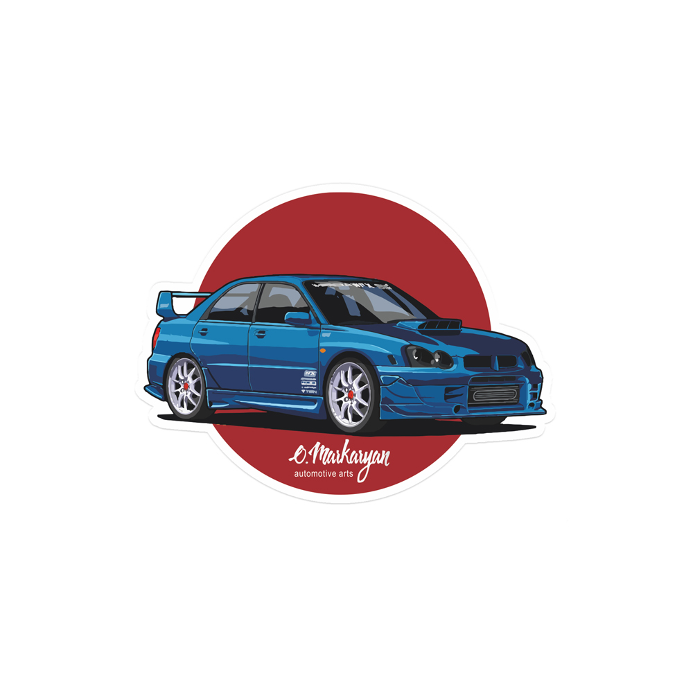Наклейка Subaru Impreza STI