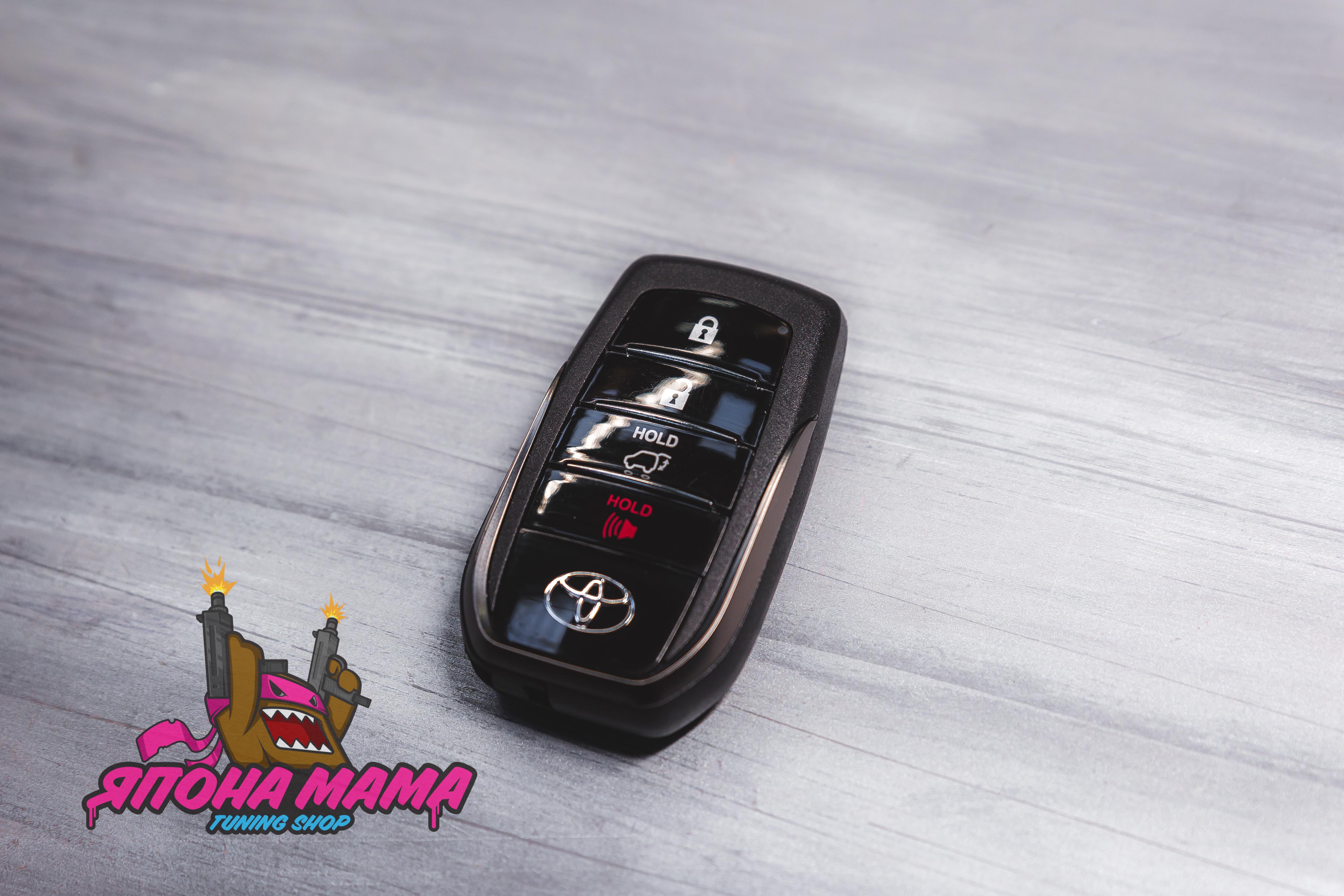Корпус смарт-ключа Land Cruiser 200, 08-15 гг. дизайн 2016 , 4 кнопки