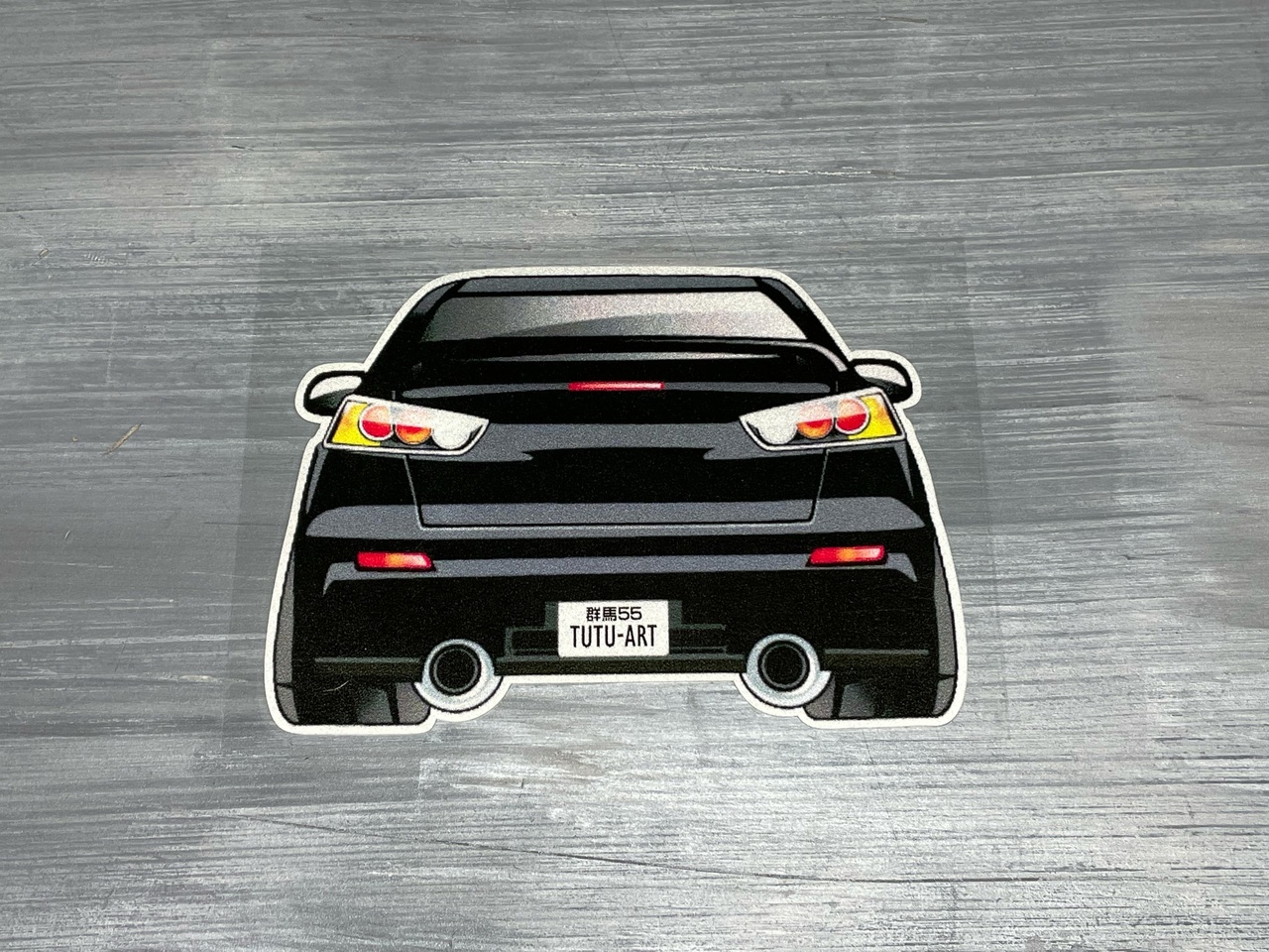 Светоотражающая наклейка Mitsubishi Lancer 10