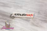 Брелок для ключей тканевый Eat Sleep Race