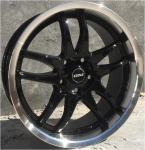 Комплект дисков Work Emotion CR2P с полкой R17 7.5j ET35 5x114.3 (черный глянец)