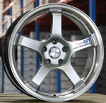 Комплект дисков Advan GT R17 7.5J ET38 5x100 (серебристый)