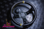 Спортивный руль Vertex Racing из кожи