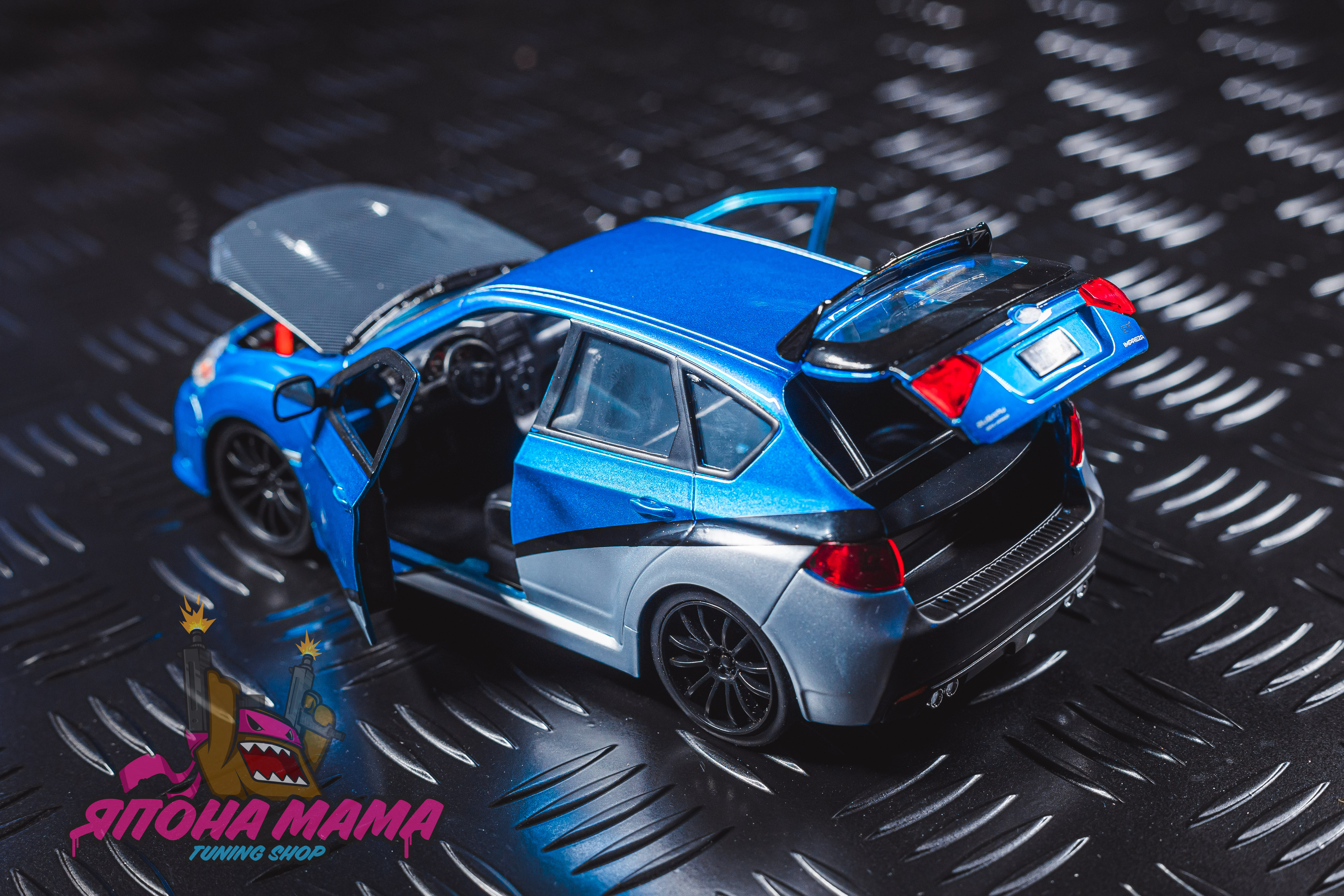 Металлическая модель Brian's Subaru Impreza WRX STI Fast & Furious 1:24 3