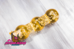 Ручка переключения передач в стиле JDM "шарики" 15cm. (золотой) 2