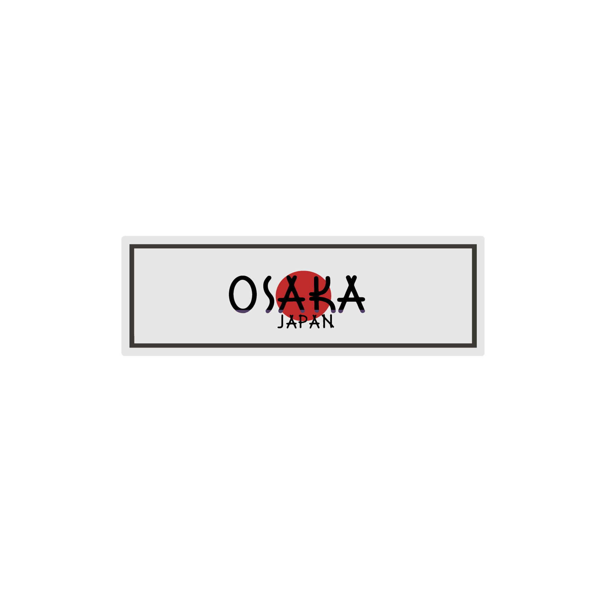 Наклейка Osaka Japan