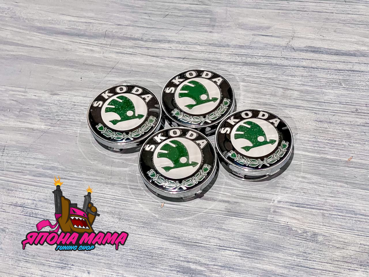 Заглушки для литых дисков SKODA