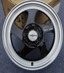 Комплект дисков ROTIFORM TMB R14 5.5J 4x100/114.3 ET38 (черные)