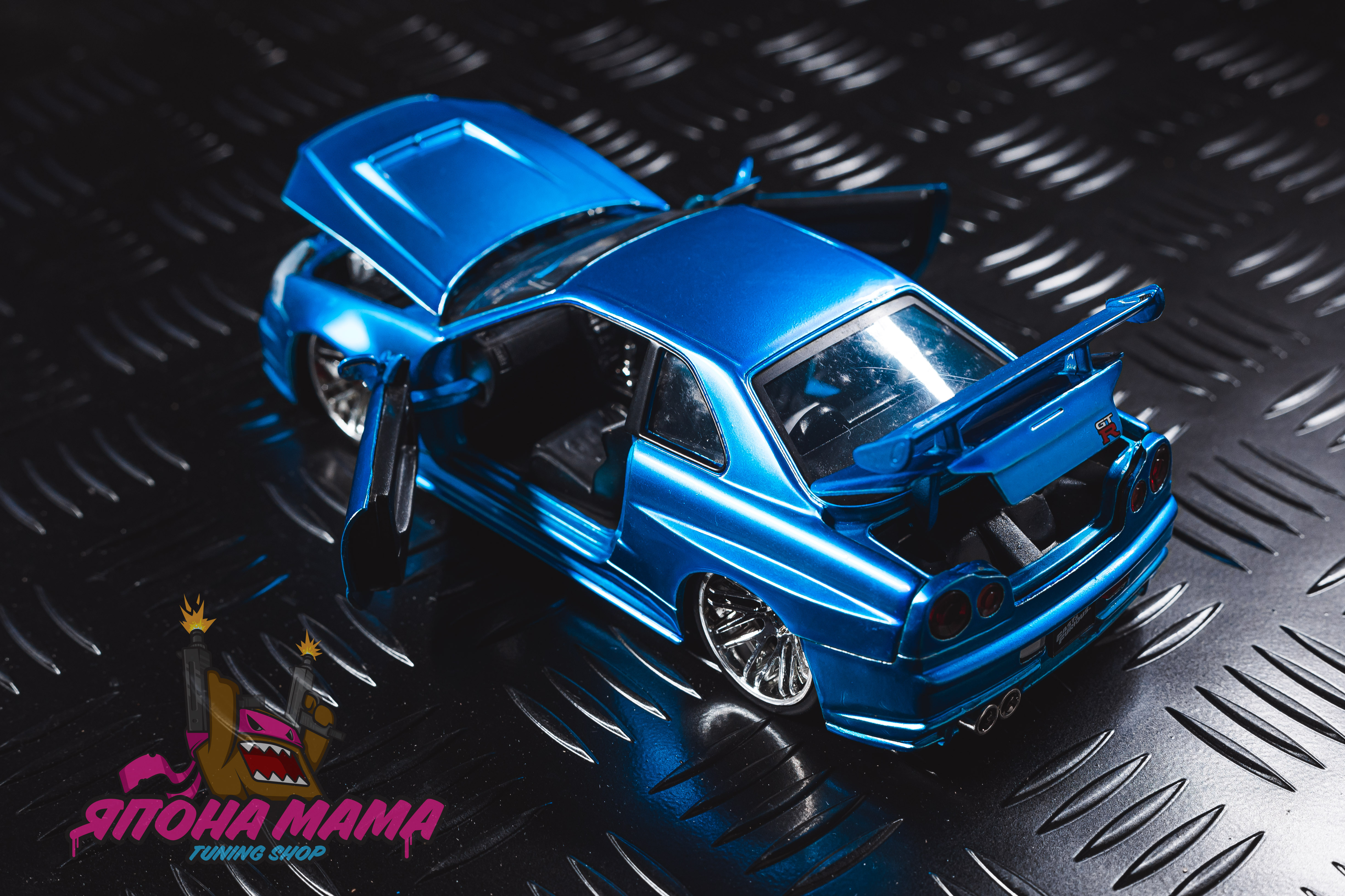 Металлическая модель Fast & Furious Brian's Nissan Skyline GT-R ver.2 3