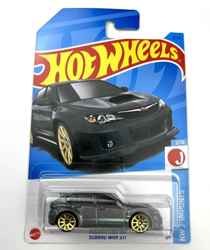 Металлическая модель Hot Wheels Subaru Wrx Sti 1:64 (лимитированная коллекция)