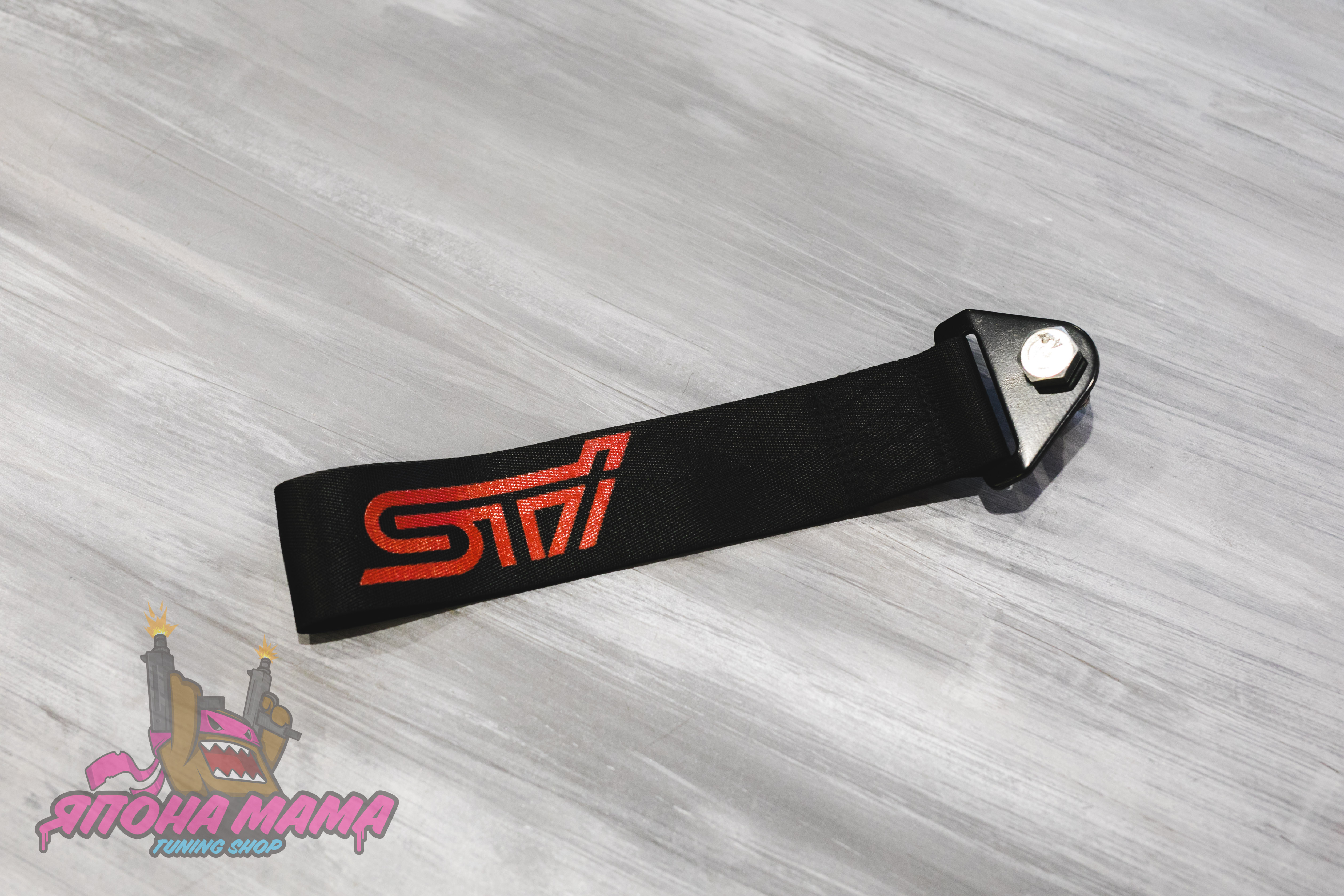 Буксировочная петля STI (ткань) (Черный)