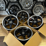 Комплект дисков Volk Racing TE37 R17 7.5j ET40 5x114.3 с полкой (черные) 1