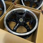 Комплект дисков Volk Racing TE37 R17 7.5j ET40 5x114.3 с полкой (черные) 4