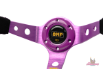 Спортивный руль OMP Corsica фиолетовый (замша) 4