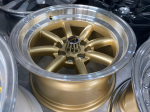 Комплект дисков Watanabe с полкой R14 7j ET 0 4x100 / 114.3 (золото)