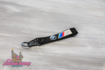 Брелок для ключей тканевый BMW M с карабином (Черный)