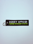 Брелок для ключей тканевый Sorry Officer