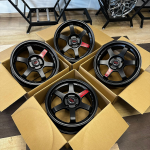 Комплект дисков Volk Racing TE37 R15 6.5j ET20 4x108 (черные) 2