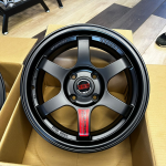 Комплект дисков Volk Racing TE37 R15 6.5j ET20 4x108 (черные) 4