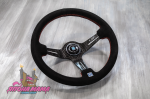 Спортивный руль Nardi Deep Corn Carbon замшевый (вынос) 2