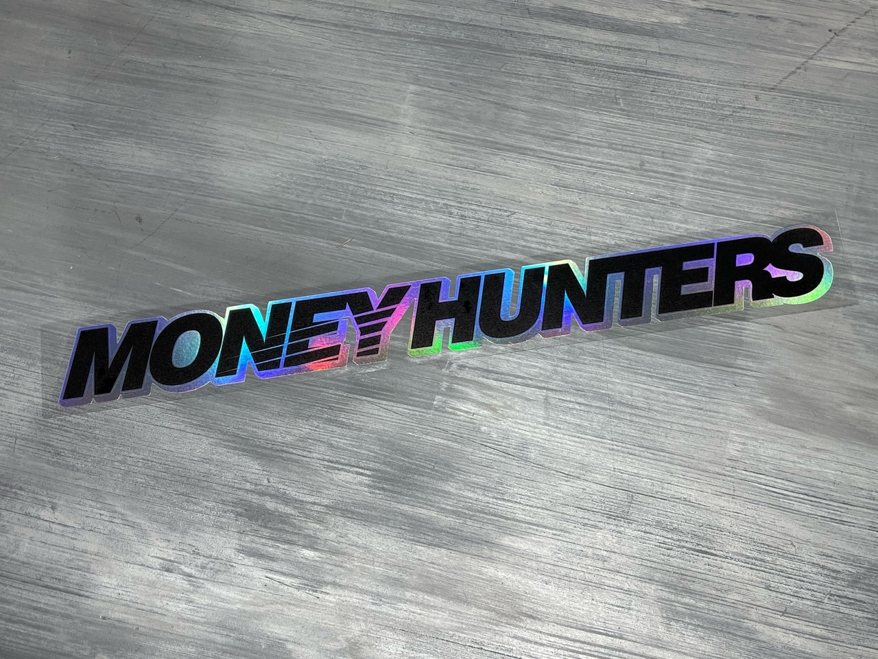 Светоотражающая наклейка Money Hunters